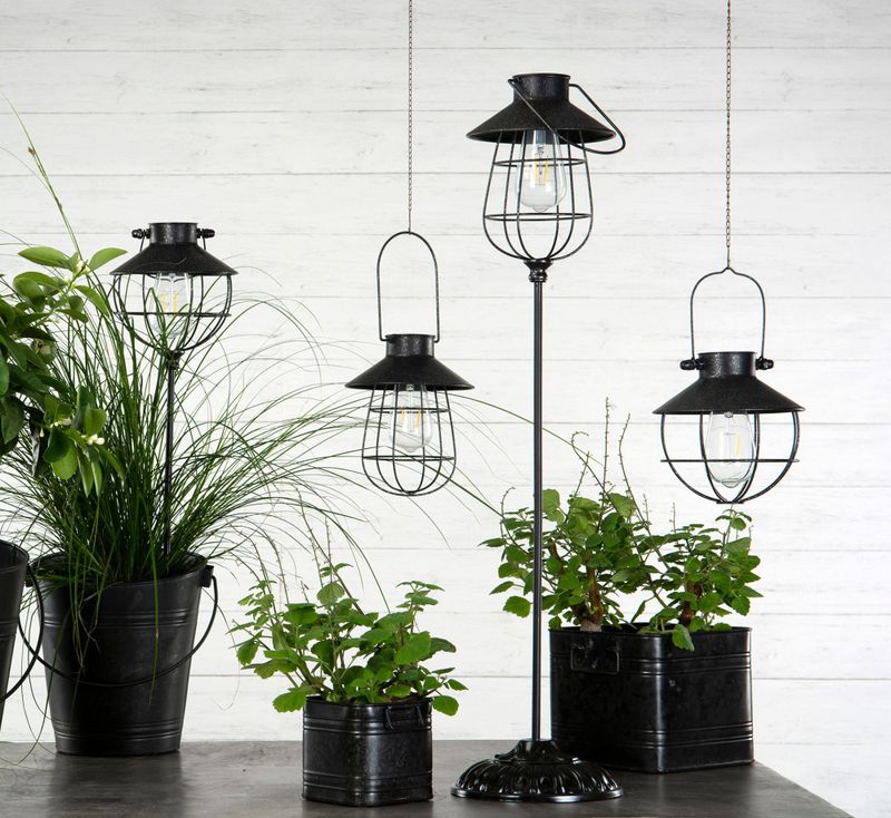 Solcellelampe til oppheng – utendørs | 22 cm