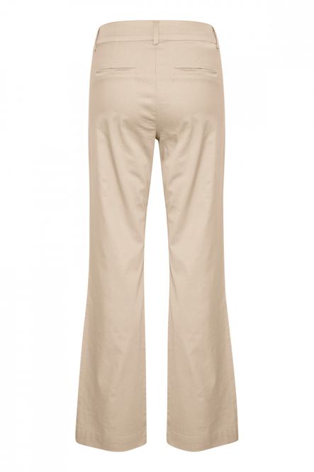 Hovedbilde Lea Flared chino pants - Feather Grey