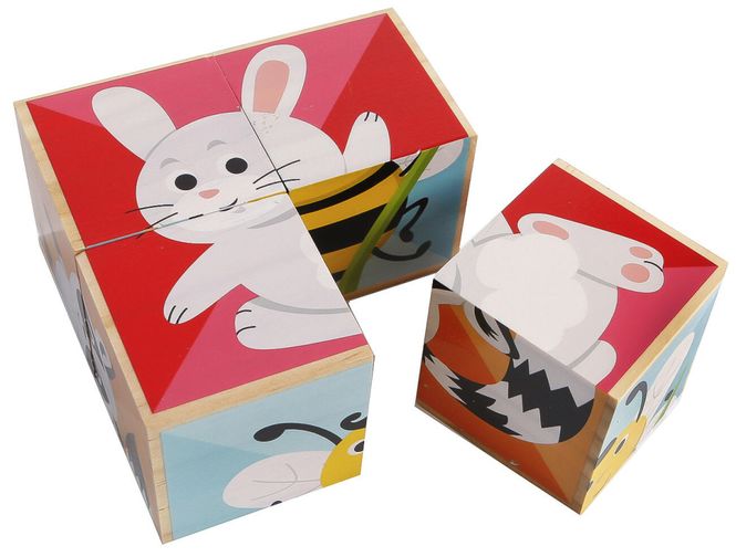 Hovedbilde Big Tree Klosse puzzel FSC tre 10x10x5cm