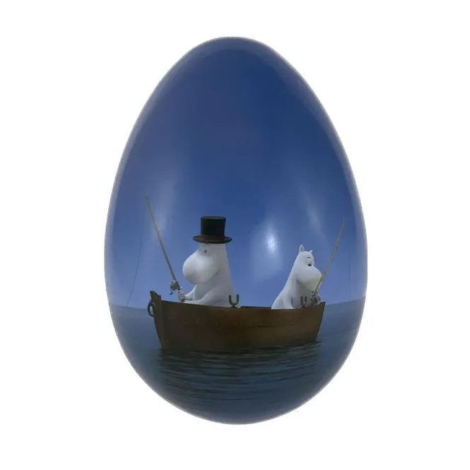 Hovedbilde Påskeegg Mummi Fisker 15cm metall