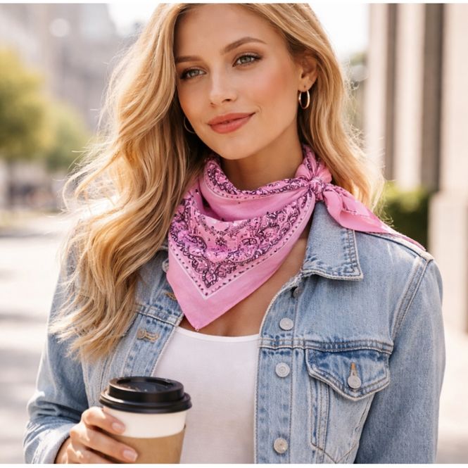 Hovedbilde Bandana - Rosa