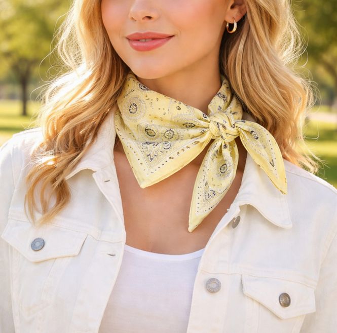 Hovedbilde Bandana - Dus Gul