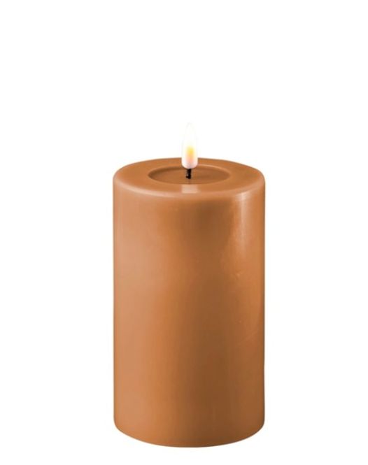Hovedbilde LED Kubbelys Caramel 7,5x12,5cm