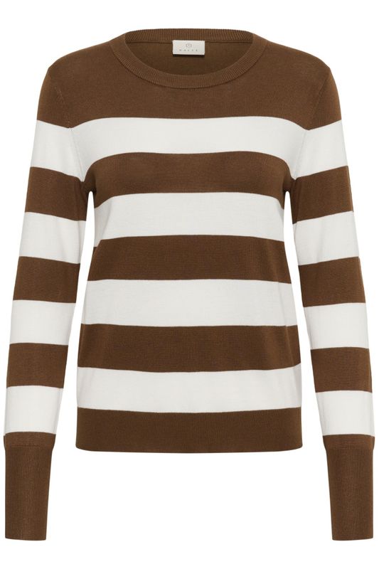 KAlizza Striped Knit Pullover