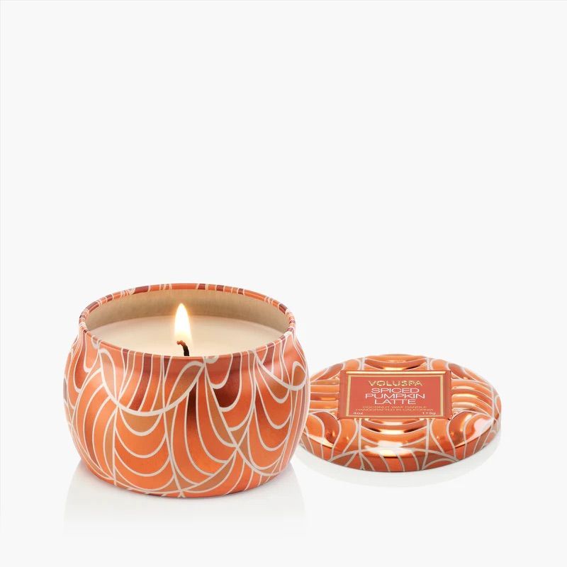 Voluspa Mini Tin Candle 25t - Spiced Pumpkin Latte