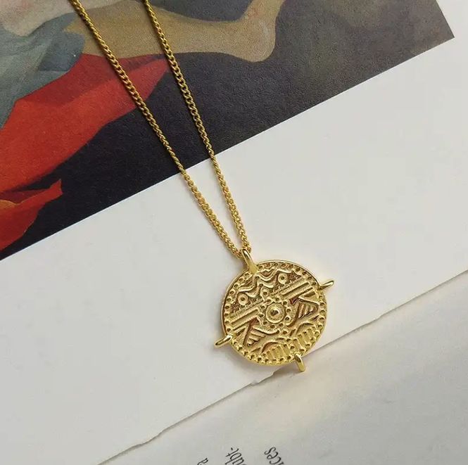 Hovedbilde Coin Necklace 18K Gold