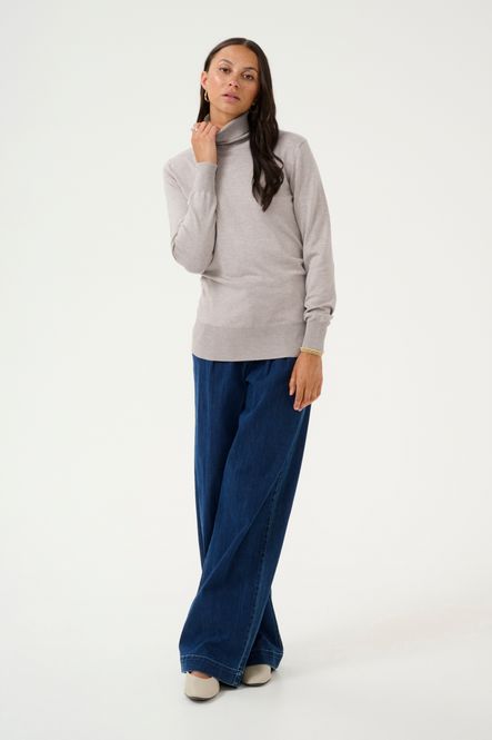 Hovedbilde Astrid Roll Neck - Elephant Skin Melange