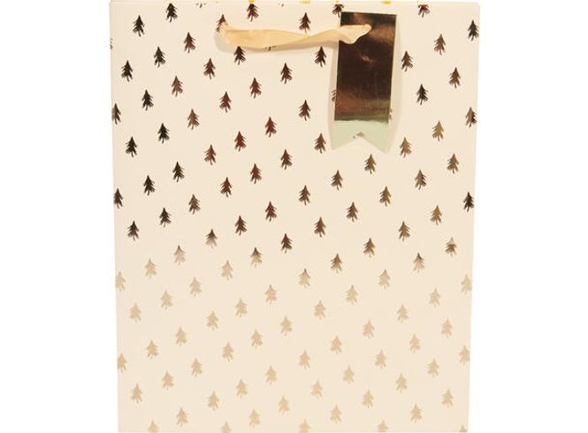 Hovedbilde Gavepose Juletre 32x26x10cm Ass.