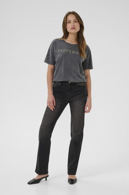 Hovedbilde KAmaris Reg Fit Jeans Dark Grey Wash