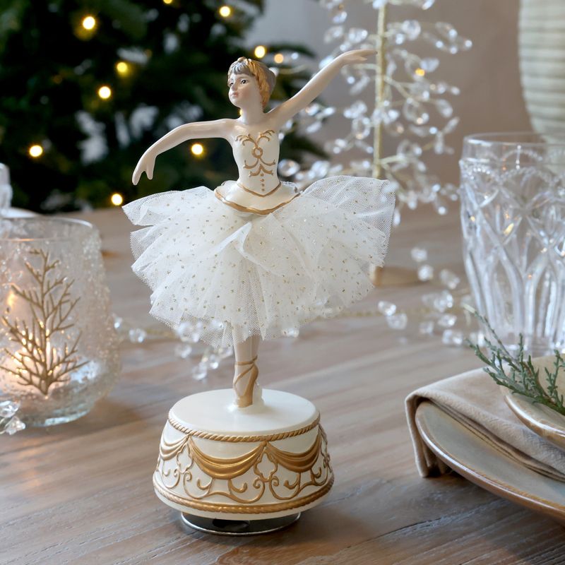 Noël Ballerina m. tyllskørt Spilledåse