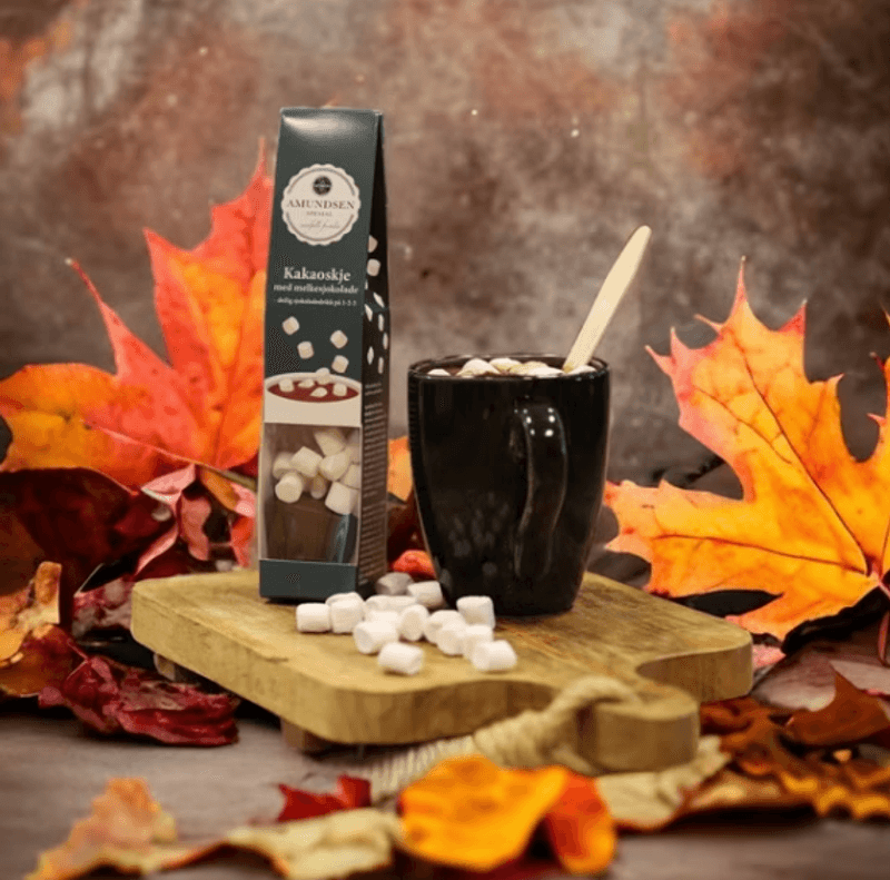 Kakaoskje - melkesjokolade, med mini marshmallows